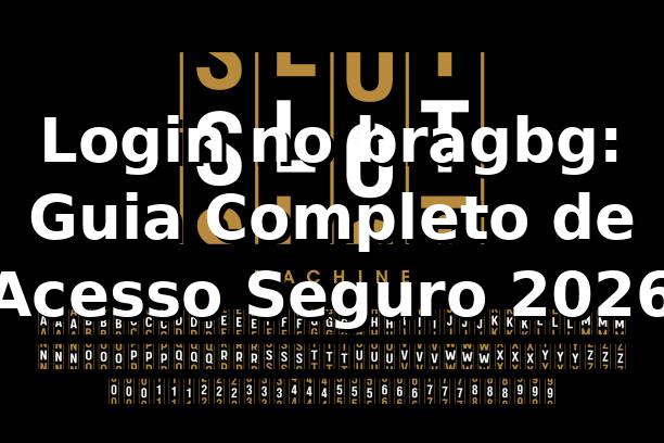 Login no bragbg: Guia Completo de Acesso Seguro 2026 ✅